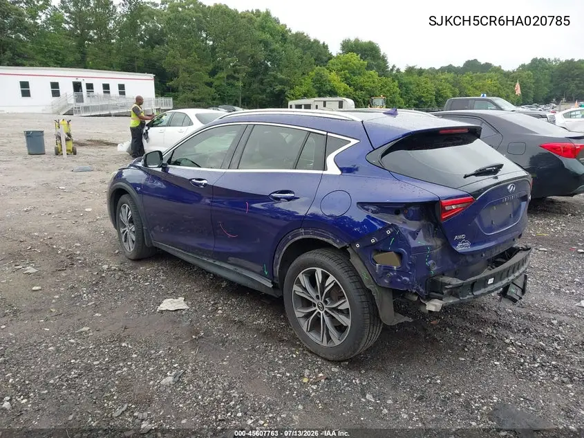2017 Infiniti Qx30 Premium VIN: SJKCH5CR6HA020785 Lot: 45607763
