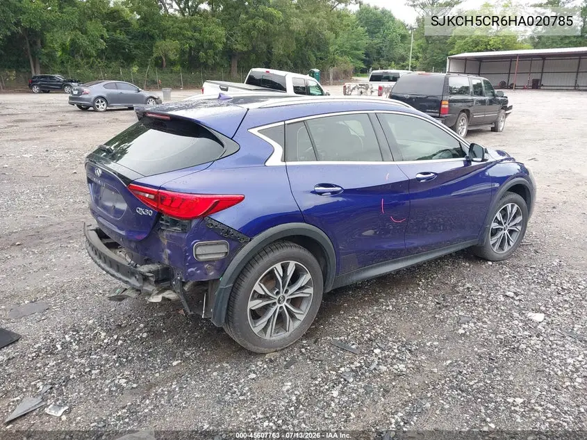 2017 Infiniti Qx30 Premium VIN: SJKCH5CR6HA020785 Lot: 45607763