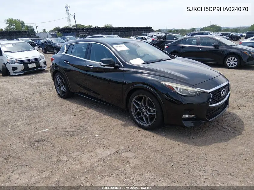 2017 Infiniti Qx30 Sport VIN: SJKCH5CP9HA024070 Lot: 45649633