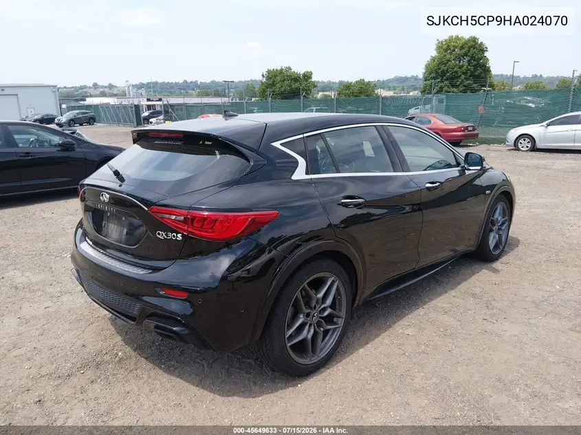 2017 Infiniti Qx30 Sport VIN: SJKCH5CP9HA024070 Lot: 45649633
