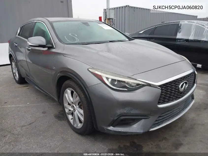 2018 Infiniti Qx30 Luxury VIN: SJKCH5CP0JA060820 Lot: 44193624