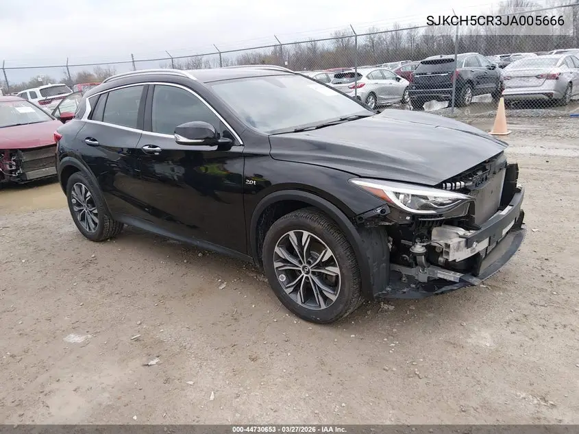2018 Infiniti Qx30 Luxe VIN: SJKCH5CR3JA005666 Lot: 44730653