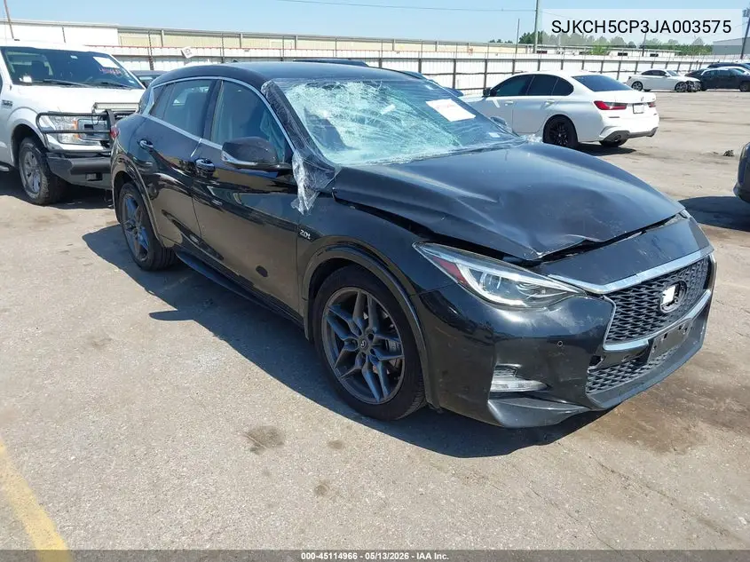 2018 Infiniti Qx30 Sport VIN: SJKCH5CP3JA003575 Lot: 45114966