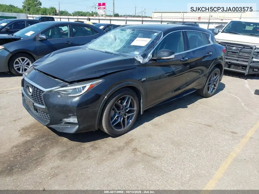 2018 Infiniti Qx30 Sport VIN: SJKCH5CP3JA003575 Lot: 45114966
