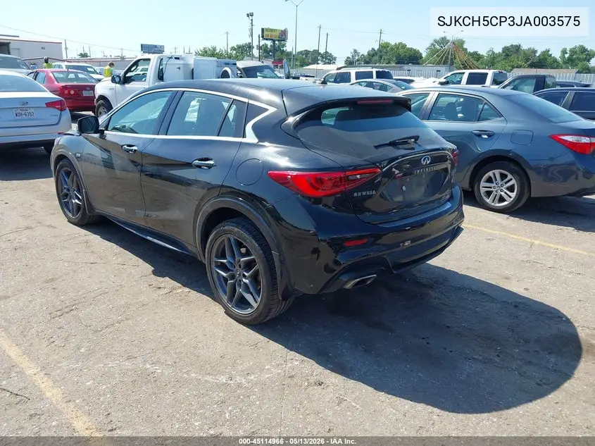 2018 Infiniti Qx30 Sport VIN: SJKCH5CP3JA003575 Lot: 45114966