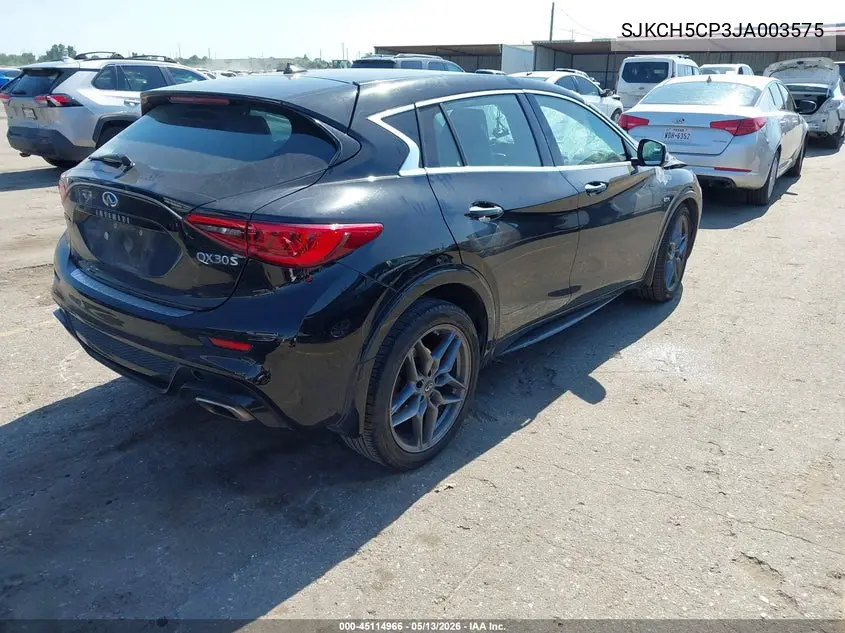 2018 Infiniti Qx30 Sport VIN: SJKCH5CP3JA003575 Lot: 45114966