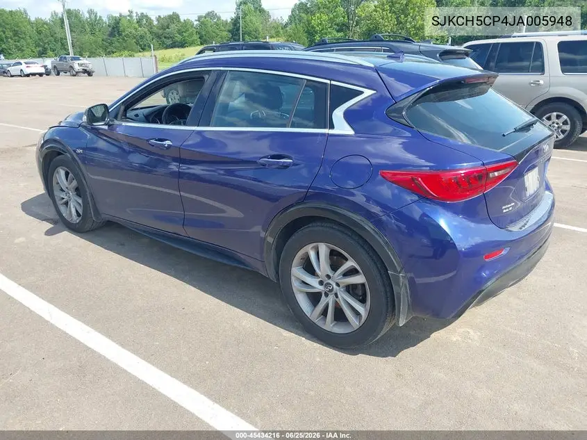 2018 Infiniti Qx30 Essential VIN: SJKCH5CP4JA005948 Lot: 45434216