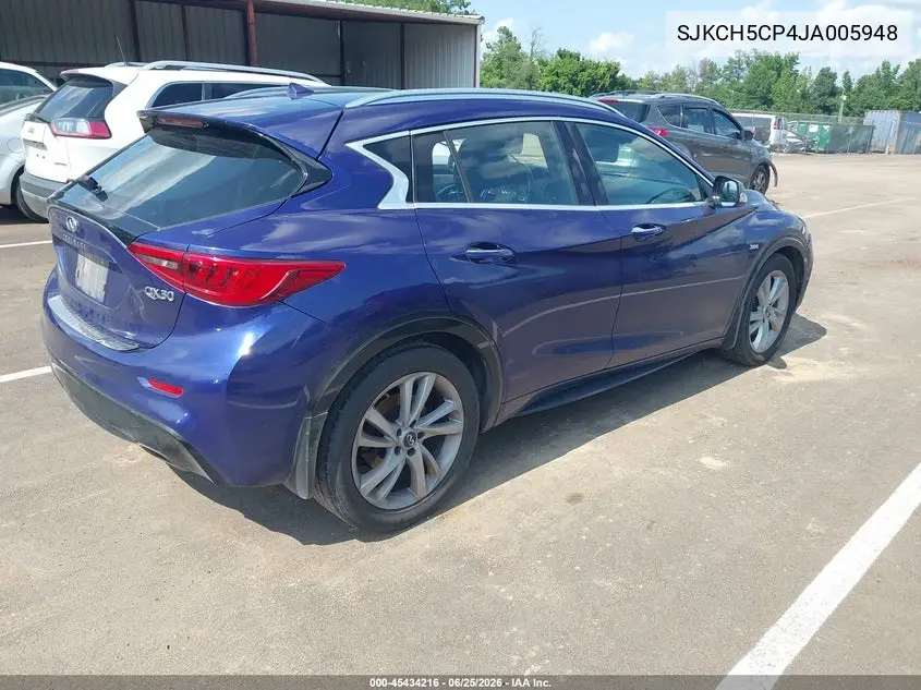 2018 Infiniti Qx30 Essential VIN: SJKCH5CP4JA005948 Lot: 45434216