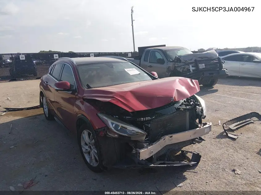 2018 Infiniti Qx30 Luxe VIN: SJKCH5CP3JA004967 Lot: 45453713