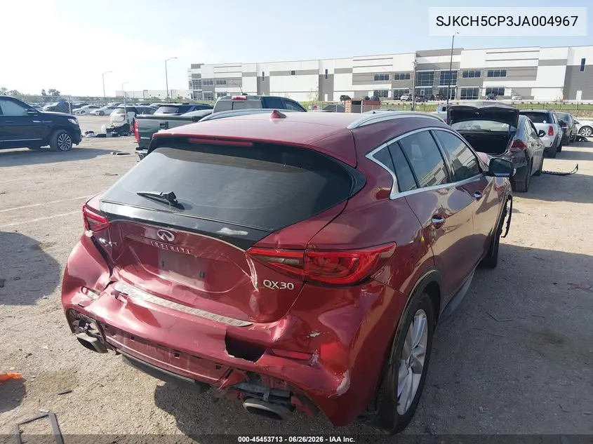 2018 Infiniti Qx30 Luxe VIN: SJKCH5CP3JA004967 Lot: 45453713