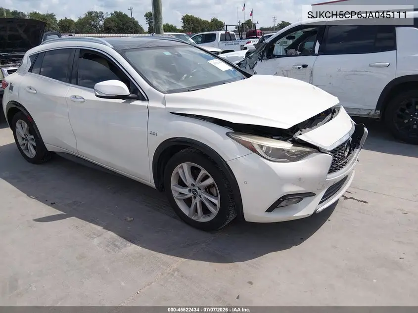 2018 Infiniti Qx30 Premium VIN: SJKCH5CP6JA045111 Lot: 45522434