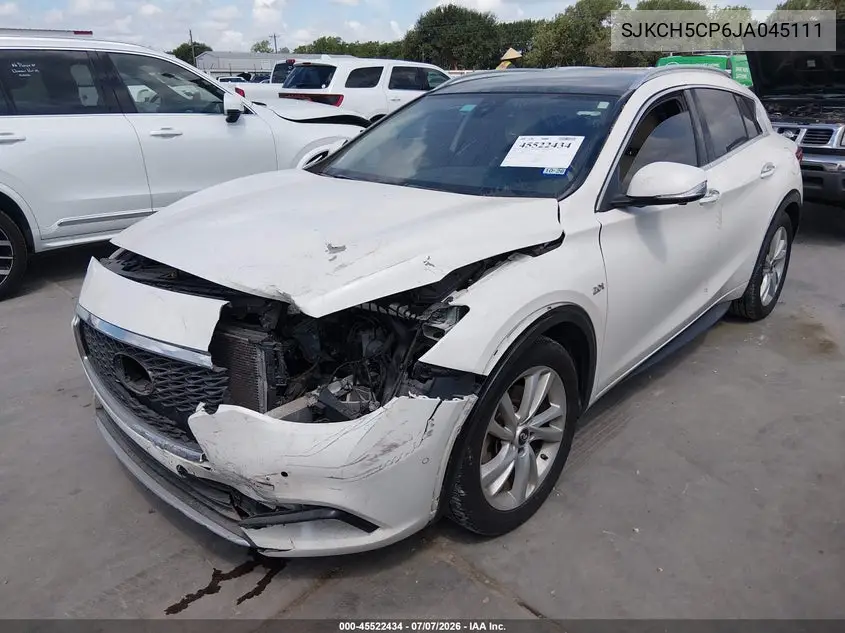 2018 Infiniti Qx30 Premium VIN: SJKCH5CP6JA045111 Lot: 45522434