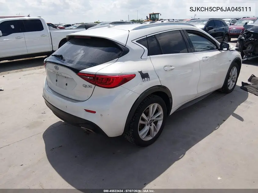 2018 Infiniti Qx30 Premium VIN: SJKCH5CP6JA045111 Lot: 45522434