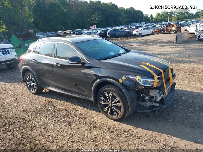 2018 Infiniti Qx30 Essential VIN: SJKCH5CR9JA001931 Lot: 45568819