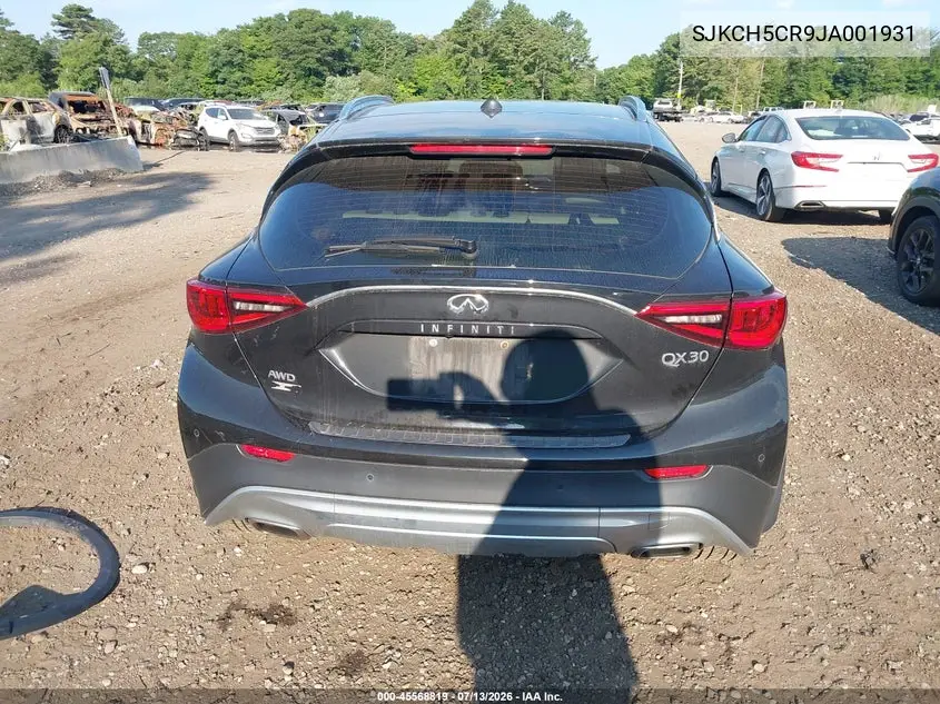 2018 Infiniti Qx30 Essential VIN: SJKCH5CR9JA001931 Lot: 45568819