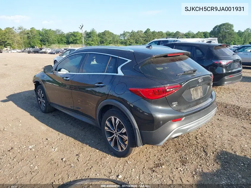 2018 Infiniti Qx30 Essential VIN: SJKCH5CR9JA001931 Lot: 45568819