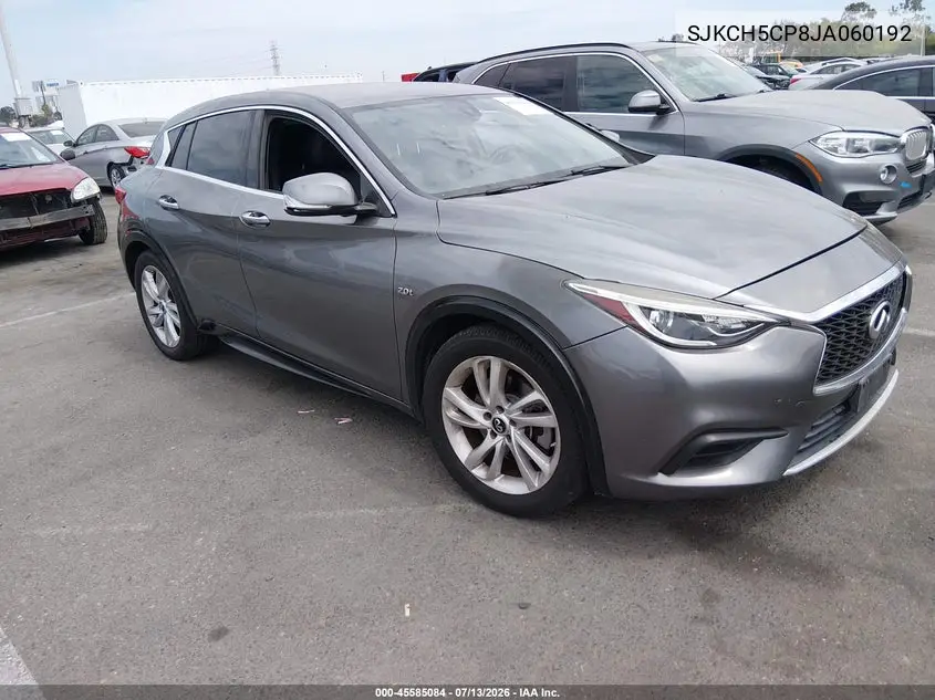 2018 Infiniti Qx30 Luxury VIN: SJKCH5CP8JA060192 Lot: 45585084