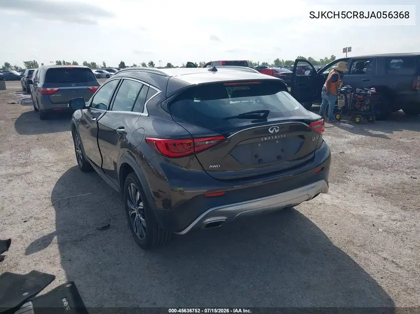 2018 Infiniti Qx30 Luxury VIN: SJKCH5CR8JA056368 Lot: 45636752