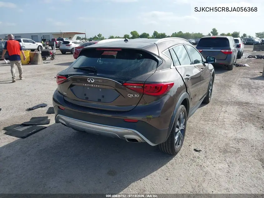 2018 Infiniti Qx30 Luxury VIN: SJKCH5CR8JA056368 Lot: 45636752