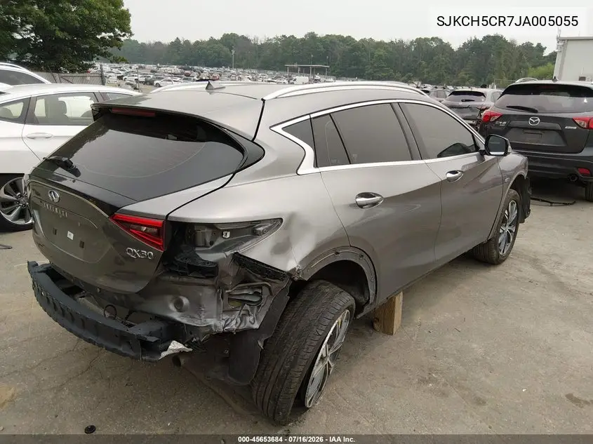 2018 Infiniti Qx30 Essential VIN: SJKCH5CR7JA005055 Lot: 45653684
