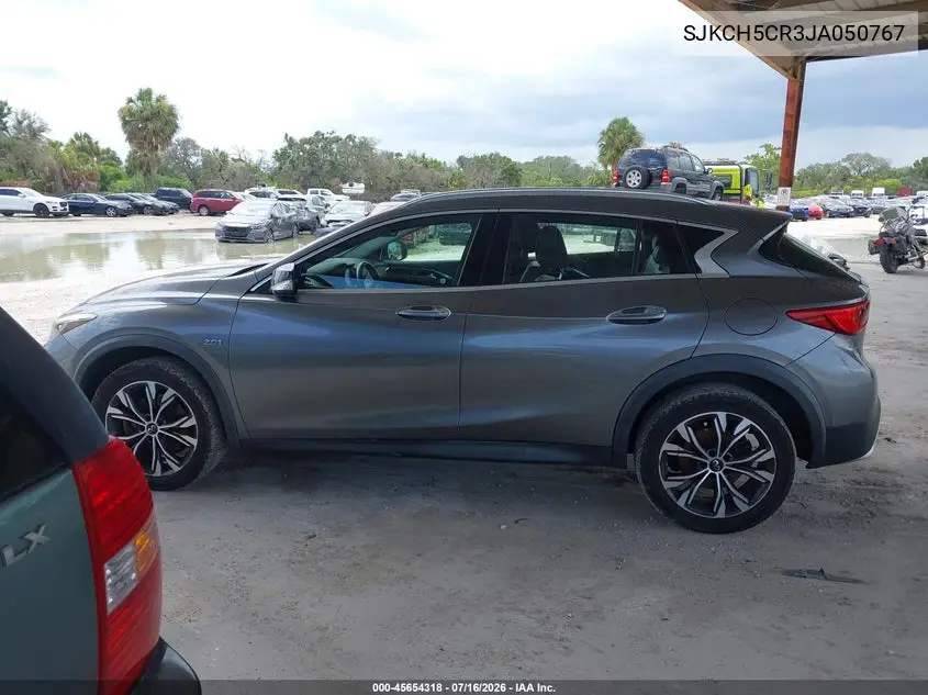 2018 Infiniti Qx30 Luxury VIN: SJKCH5CR3JA050767 Lot: 45654318