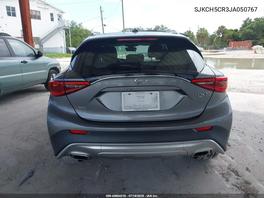 2018 Infiniti Qx30 Luxury VIN: SJKCH5CR3JA050767 Lot: 45654318