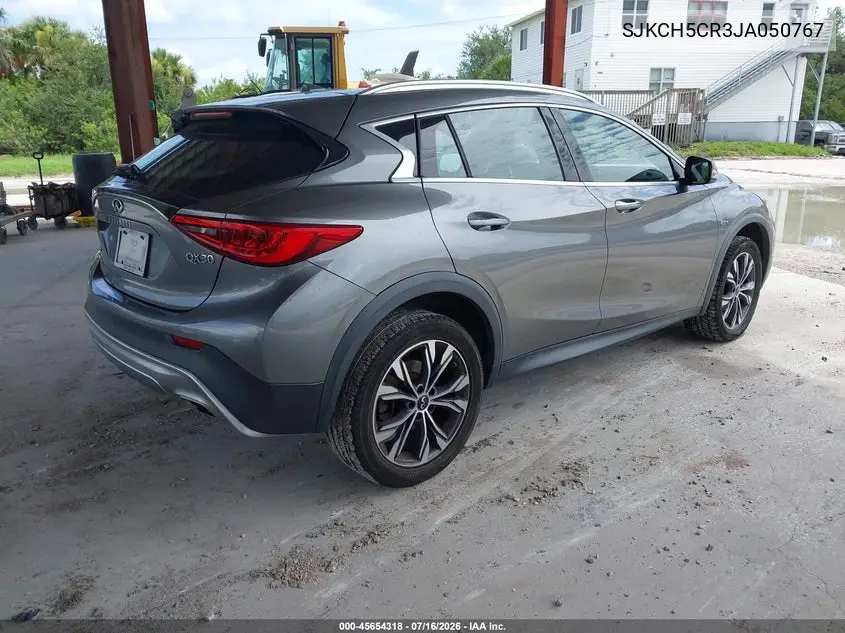 2018 Infiniti Qx30 Luxury VIN: SJKCH5CR3JA050767 Lot: 45654318