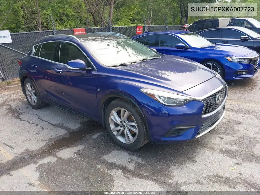 2019 Infiniti Qx30 Luxe VIN: SJKCH5CPXKA007723 Lot: 45122500