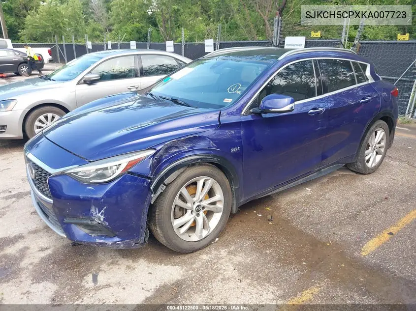 2019 Infiniti Qx30 Luxe VIN: SJKCH5CPXKA007723 Lot: 45122500