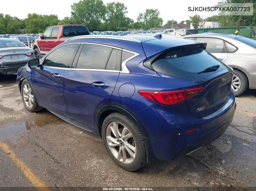 2019 Infiniti Qx30 Luxe VIN: SJKCH5CPXKA007723 Lot: 45122500