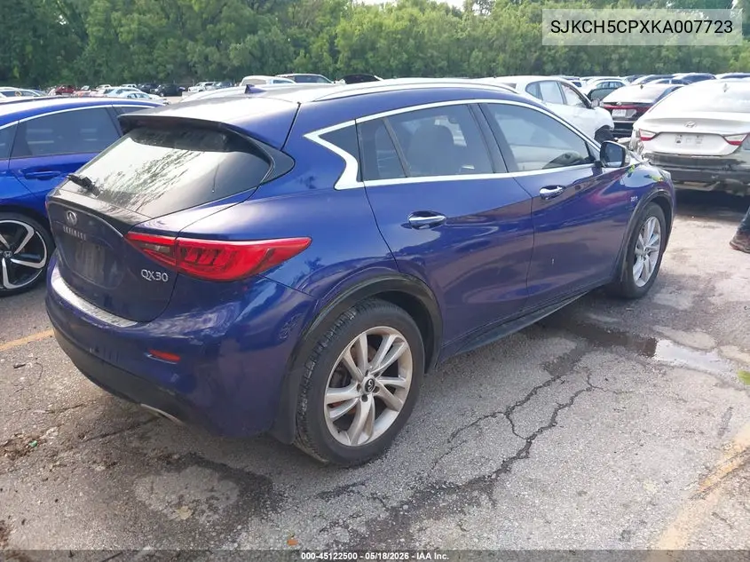 2019 Infiniti Qx30 Luxe VIN: SJKCH5CPXKA007723 Lot: 45122500