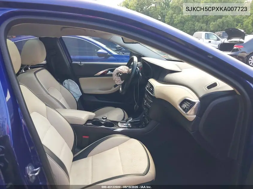 2019 Infiniti Qx30 Luxe VIN: SJKCH5CPXKA007723 Lot: 45122500