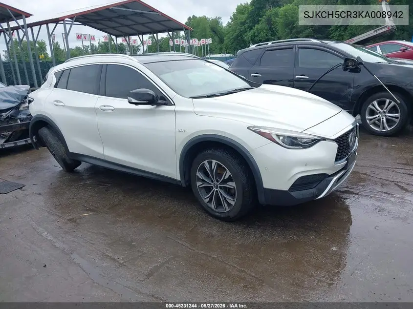 2019 Infiniti Qx30 Luxe VIN: SJKCH5CR3KA008942 Lot: 45231244
