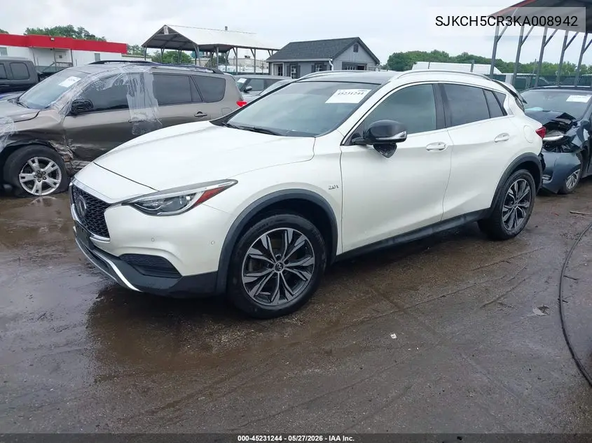 2019 Infiniti Qx30 Luxe VIN: SJKCH5CR3KA008942 Lot: 45231244