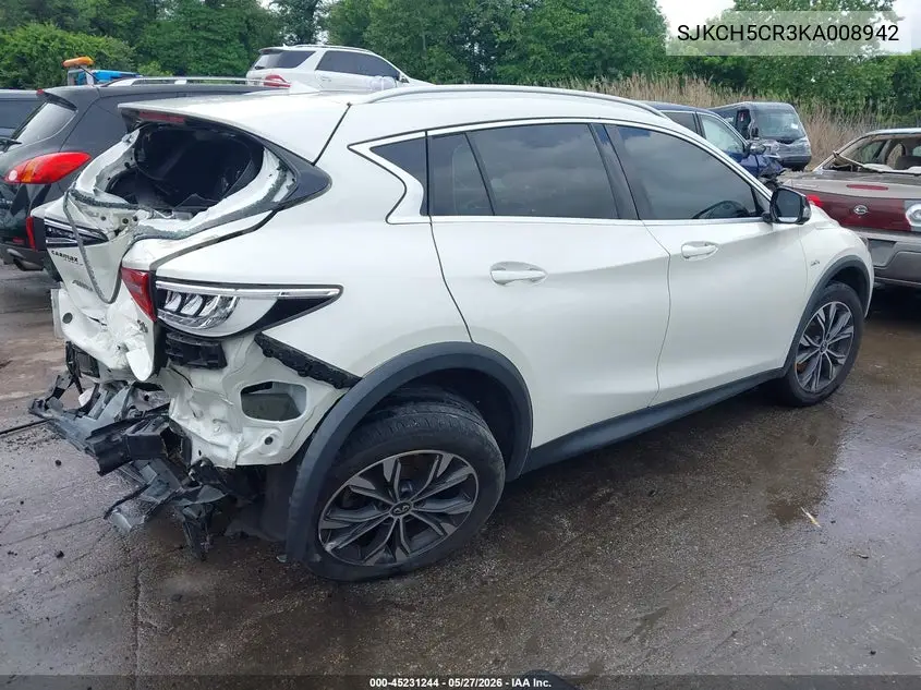 2019 Infiniti Qx30 Luxe VIN: SJKCH5CR3KA008942 Lot: 45231244
