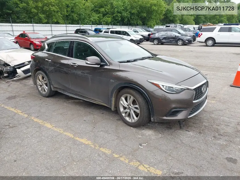 2019 Infiniti Qx30 Luxe VIN: SJKCH5CP7KA011728 Lot: 45405106