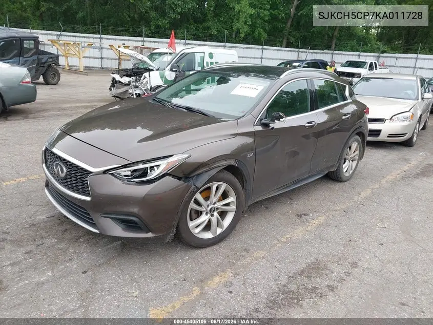 2019 Infiniti Qx30 Luxe VIN: SJKCH5CP7KA011728 Lot: 45405106