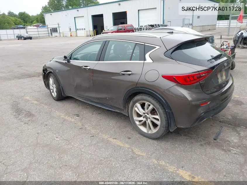 2019 Infiniti Qx30 Luxe VIN: SJKCH5CP7KA011728 Lot: 45405106