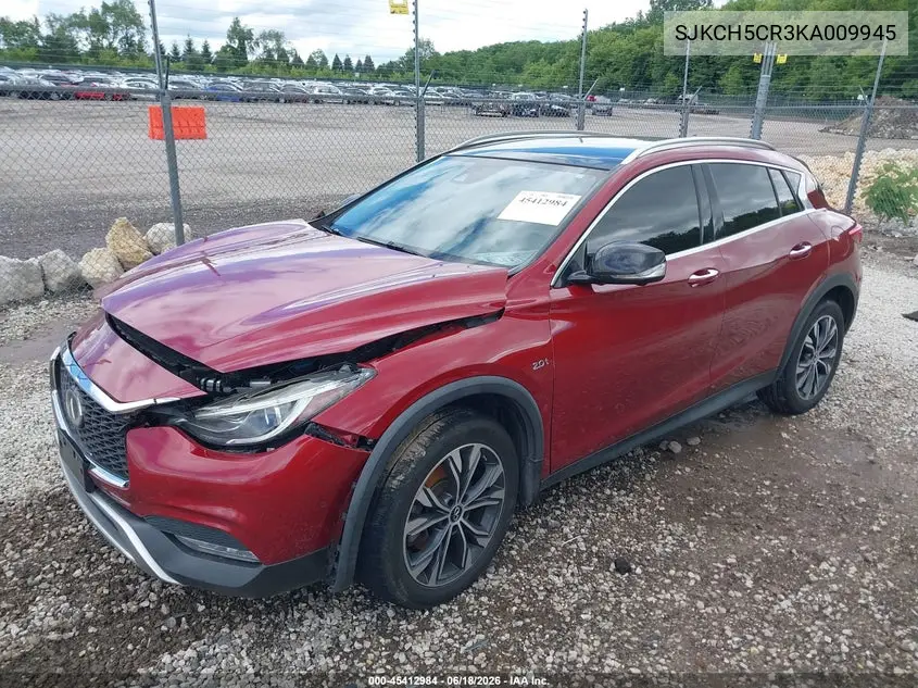 2019 Infiniti Qx30 Essential VIN: SJKCH5CR3KA009945 Lot: 45412984