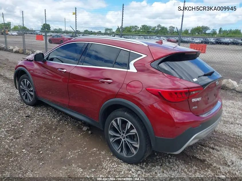 2019 Infiniti Qx30 Essential VIN: SJKCH5CR3KA009945 Lot: 45412984