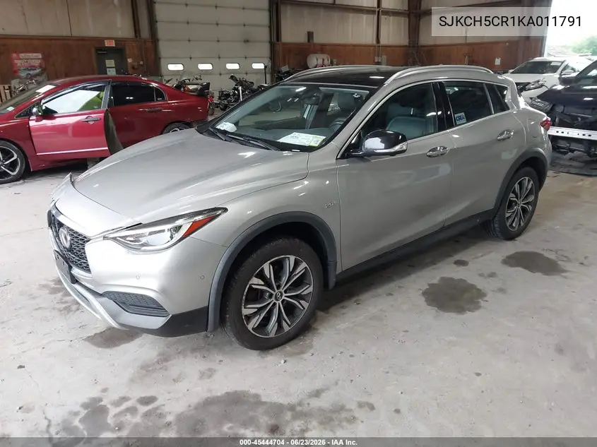2019 Infiniti Qx30 Luxe VIN: SJKCH5CR1KA011791 Lot: 45444704