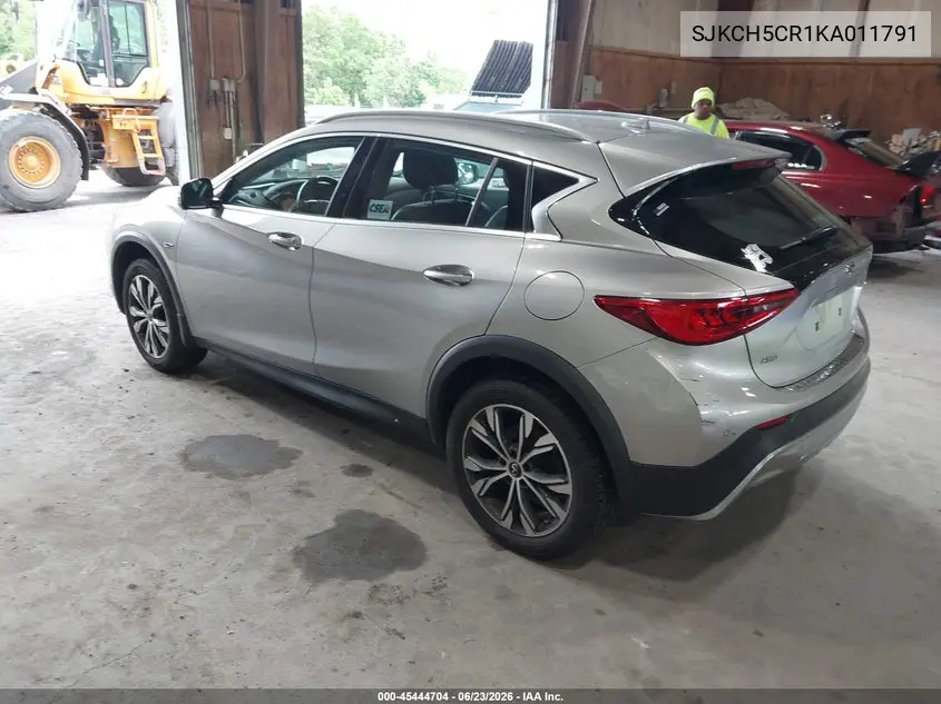 2019 Infiniti Qx30 Luxe VIN: SJKCH5CR1KA011791 Lot: 45444704