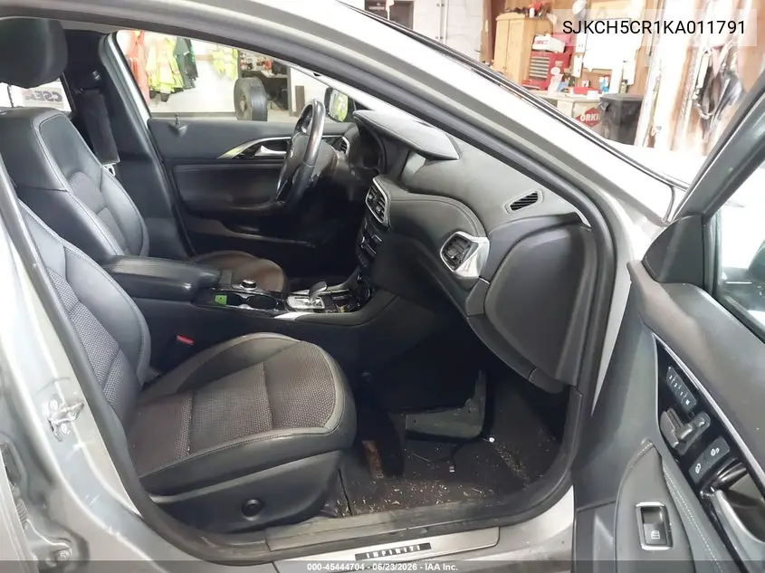2019 Infiniti Qx30 Luxe VIN: SJKCH5CR1KA011791 Lot: 45444704