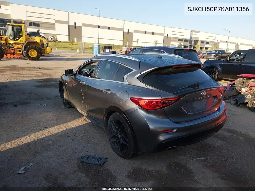 2019 Infiniti Qx30 Luxe VIN: SJKCH5CP7KA011356 Lot: 45558755