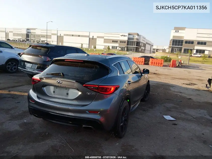 2019 Infiniti Qx30 Luxe VIN: SJKCH5CP7KA011356 Lot: 45558755
