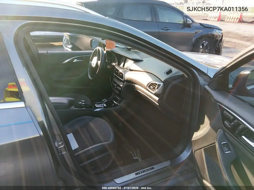 2019 Infiniti Qx30 Luxe VIN: SJKCH5CP7KA011356 Lot: 45558755