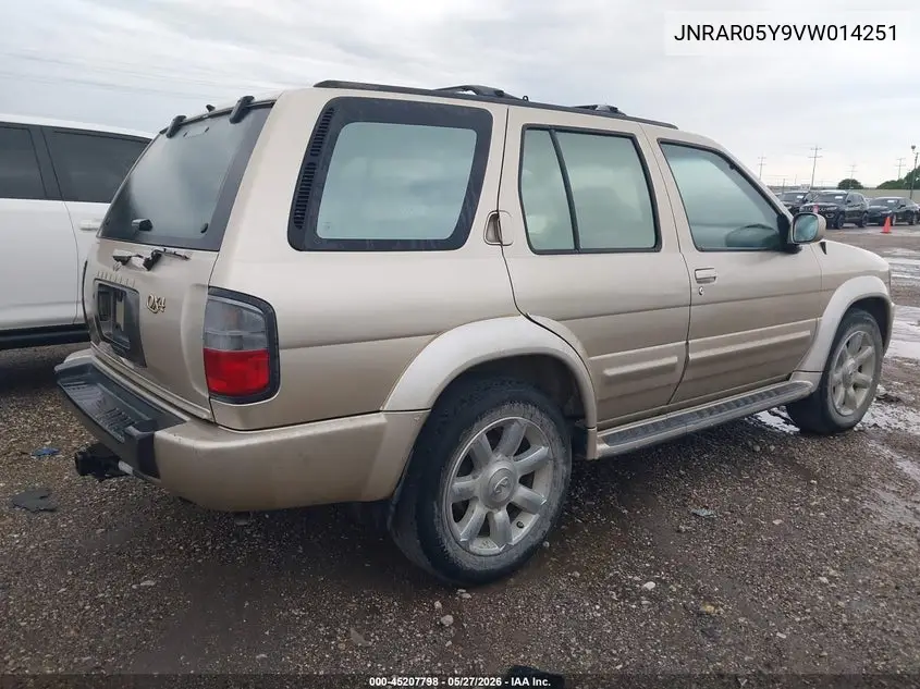 1997 Infiniti Qx4 VIN: JNRAR05Y9VW014251 Lot: 45207798