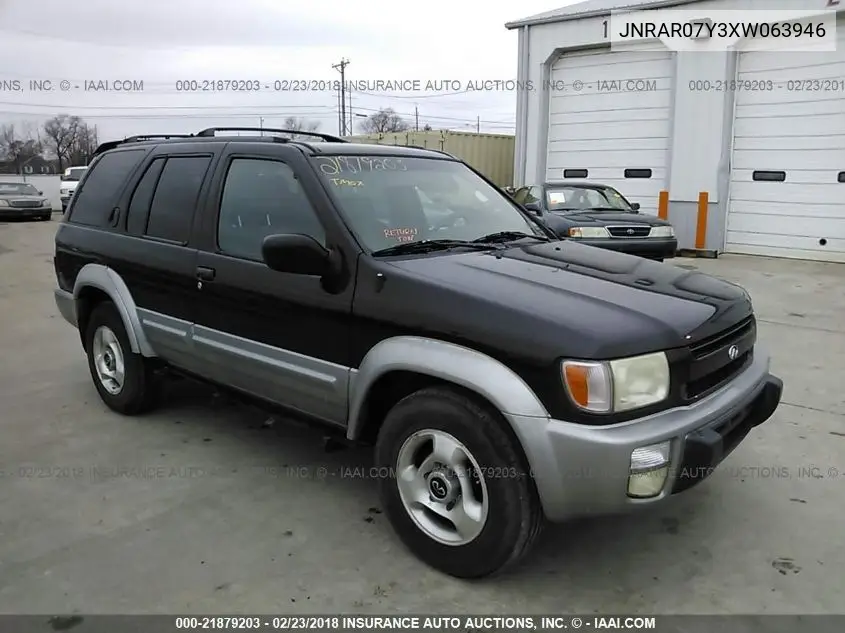 1999 Infiniti Qx4 VIN: JNRAR07Y3XW063946 Lot: 21879203