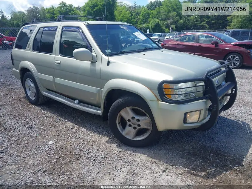 2001 Infiniti Qx4 Luxury VIN: JNRDR09Y41W214956 Lot: 45360731