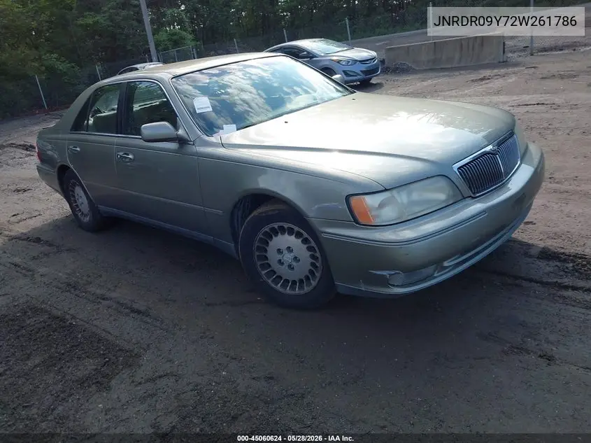 2002 Infiniti Qx4 Luxury VIN: JNRDR09Y72W261786 Lot: 45060624